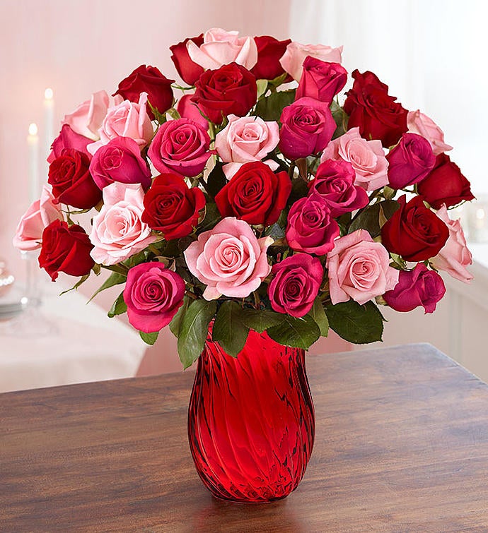 36 Stem Deluxe Enchanted Rose Medley Bouquet